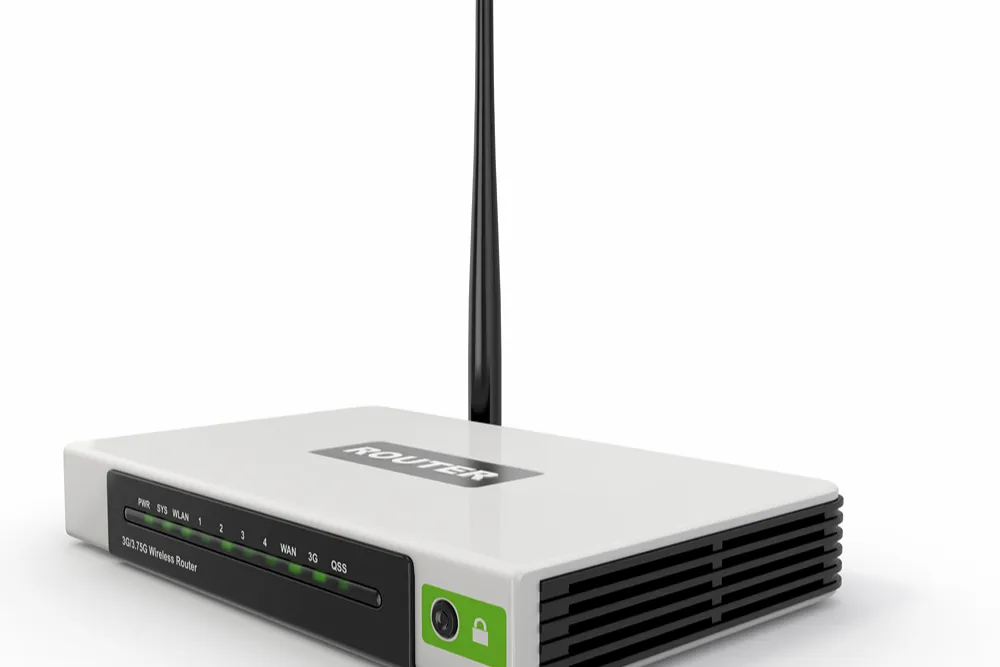 Beyaz, tek antenli 3G/3,75G kablosuz yönlendirici